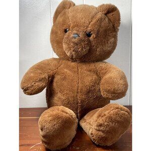 Vintage 1986 Dakin Fun Farm Honey Jo TEDDY BEAR Plush Stuffed Brown 21"